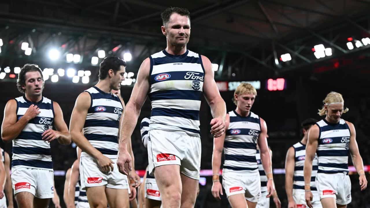 Geelong star Dangerfield escapes AFL ban for high elbow