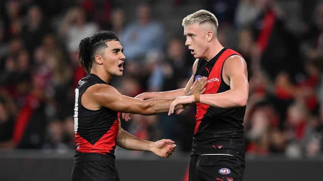 Bombers burst past Power for first win of AFL season
