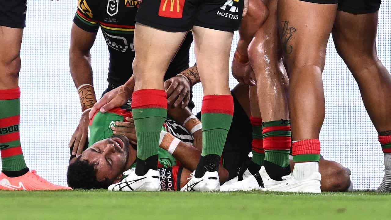 Alex Johnston laughs off injury after comeback match