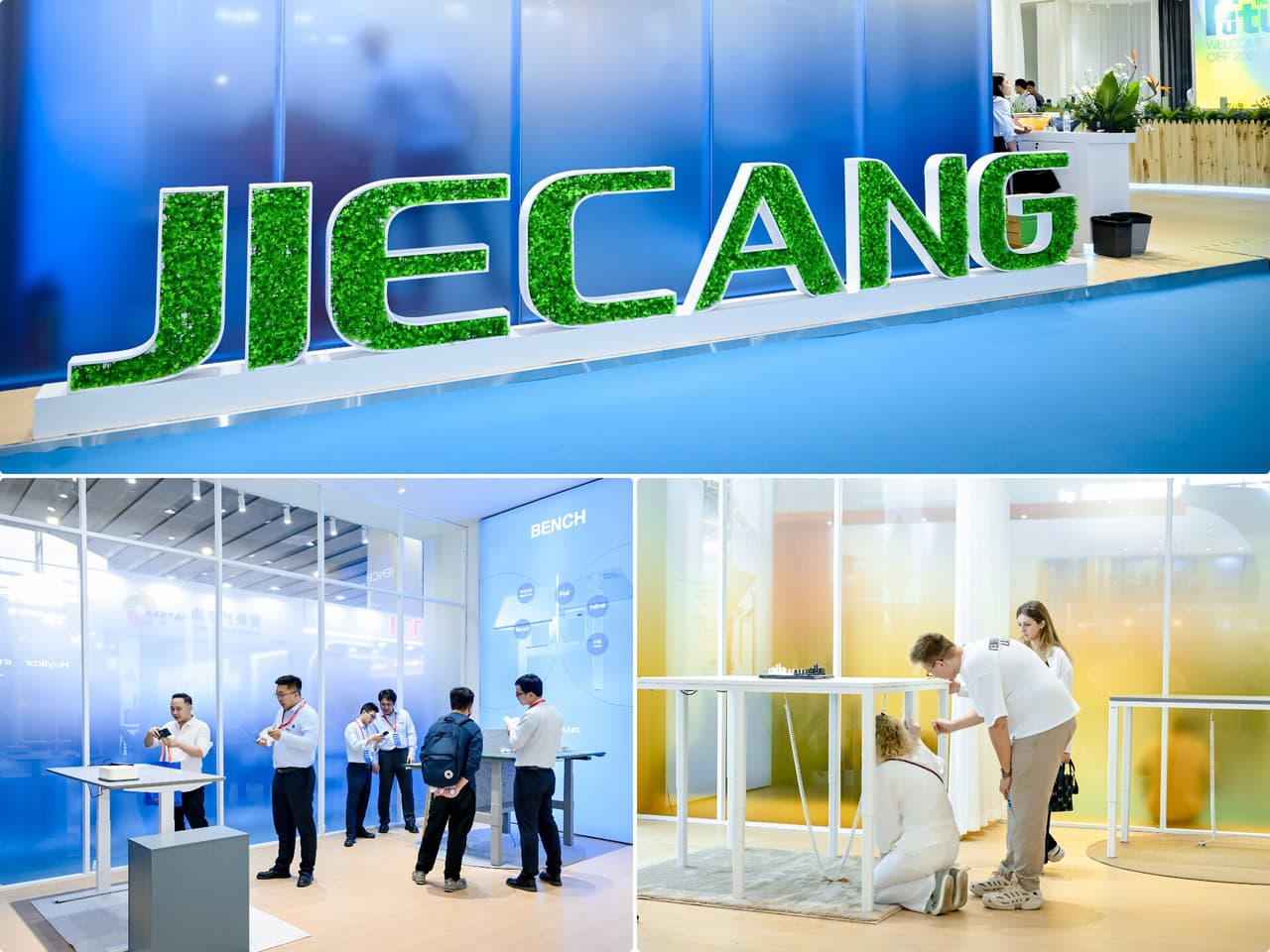 JIECANG & LOGICDATA at CIFF 2025: Leading the Future of Electric Standing Desk Innovation