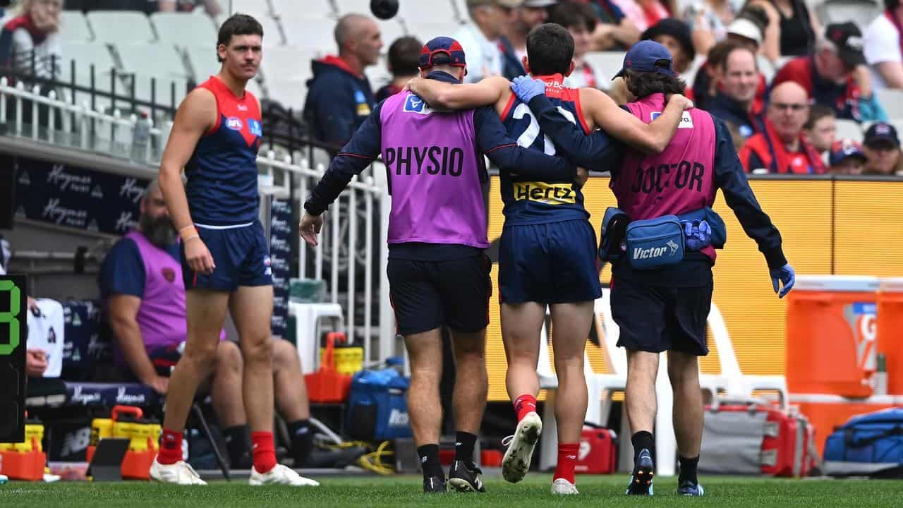 Demons sweat on young gun Lindsay's knee injury