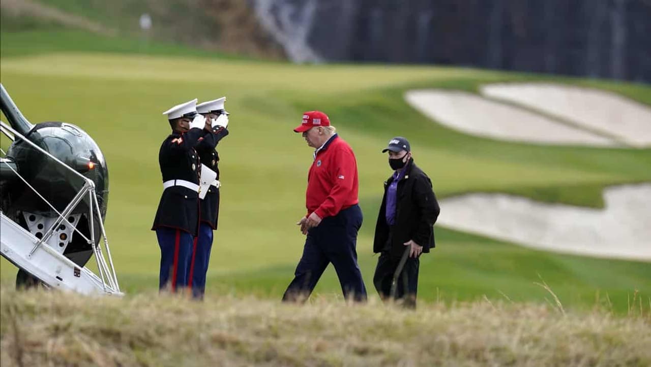 Finnish president's golf diplomacy in surprise US visit