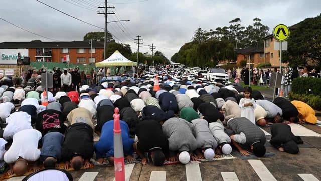 Muslims mark Eid 'tinged with sadness and joy'