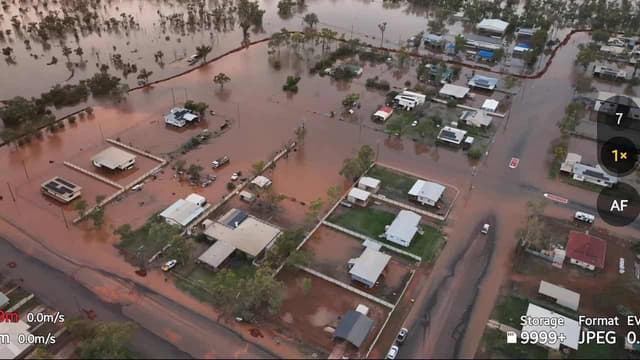 'Just too much water': town flooded after levee breaks