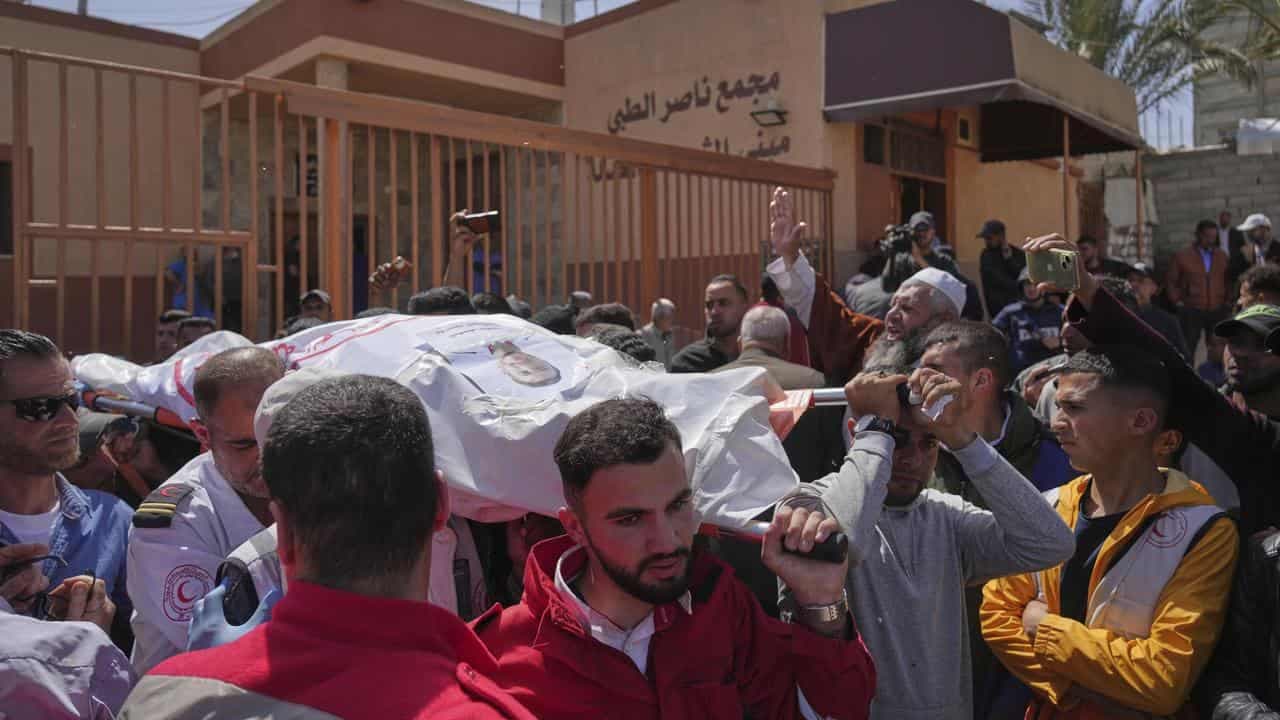 Palestinian medics' bodies recovered from grave in Gaza