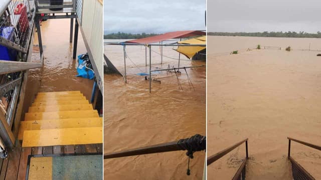 Flood drama as panicked residents plucked from roofs