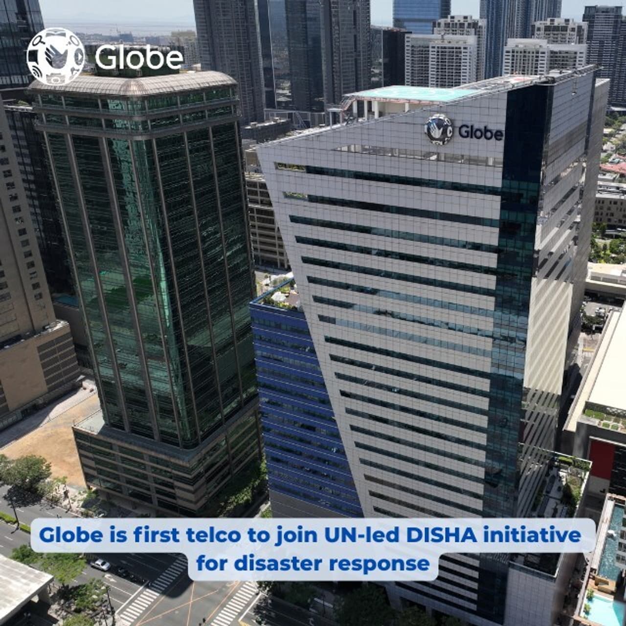 Globe is first telco to join UN-led DISHA initiative for disaster response