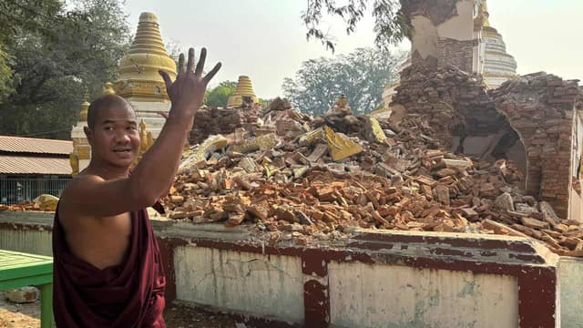 Myanmar military fires at convoy delivering quake aid