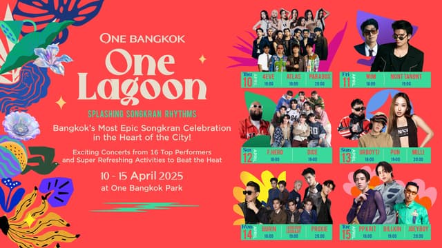 One Bangkok Drenches the City in Songkran Joy: "One Bangkok, One Lagoon Splashing Songkran Rhythms" - The Ultimate Songkran Celebration for Everyone