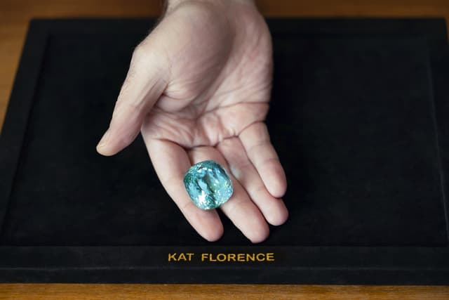 The World's Largest Flawless Paraiba Tourmaline Heads To Auction At Bonhams Hong Kong