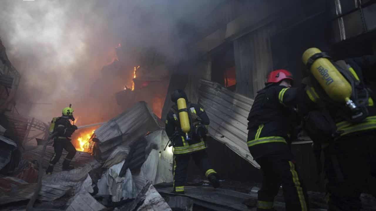 Russian missile strike kills one, injures three in Kyiv