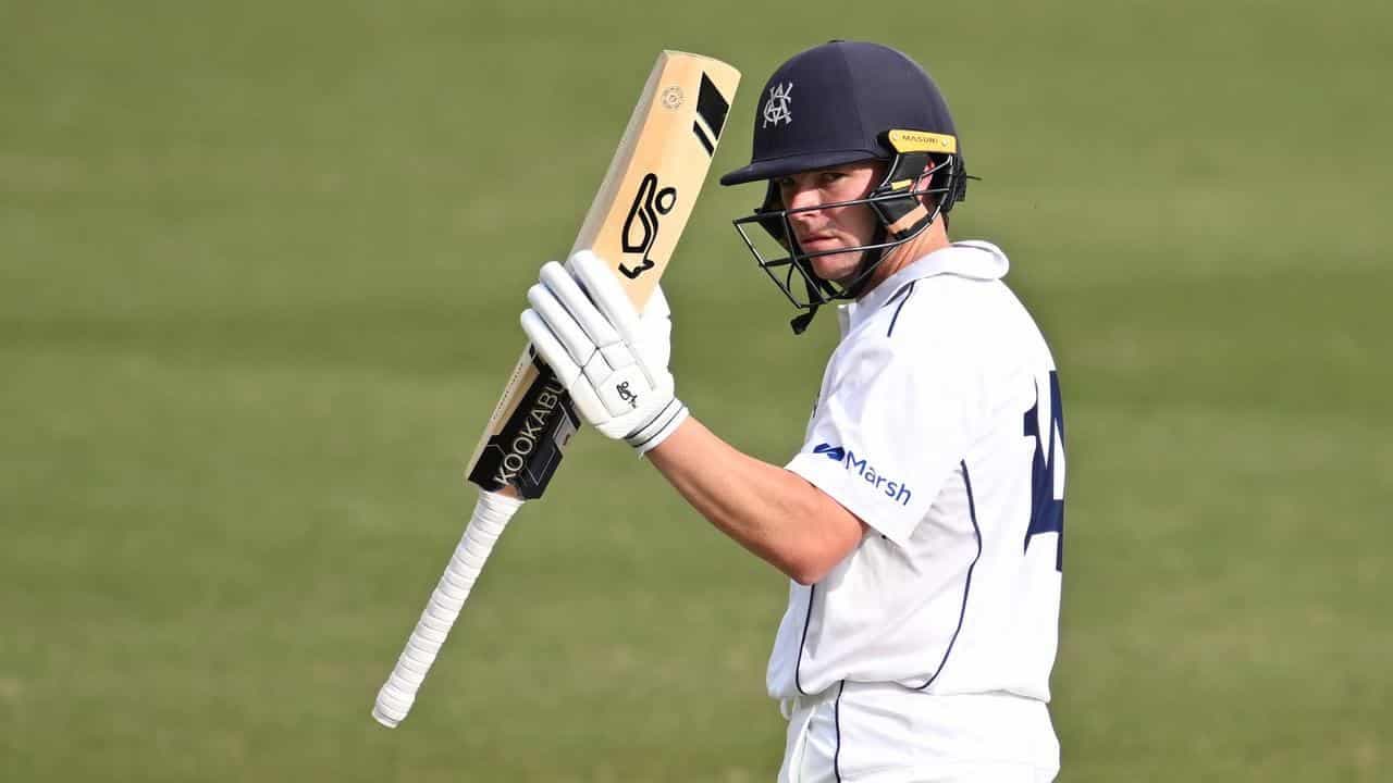 Marcus Harris hits 'bucket list' ton at cricket's home