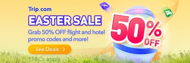 Trip.com Kicks Off Mega Sale on Flights & Hotels to Celebrate Easter