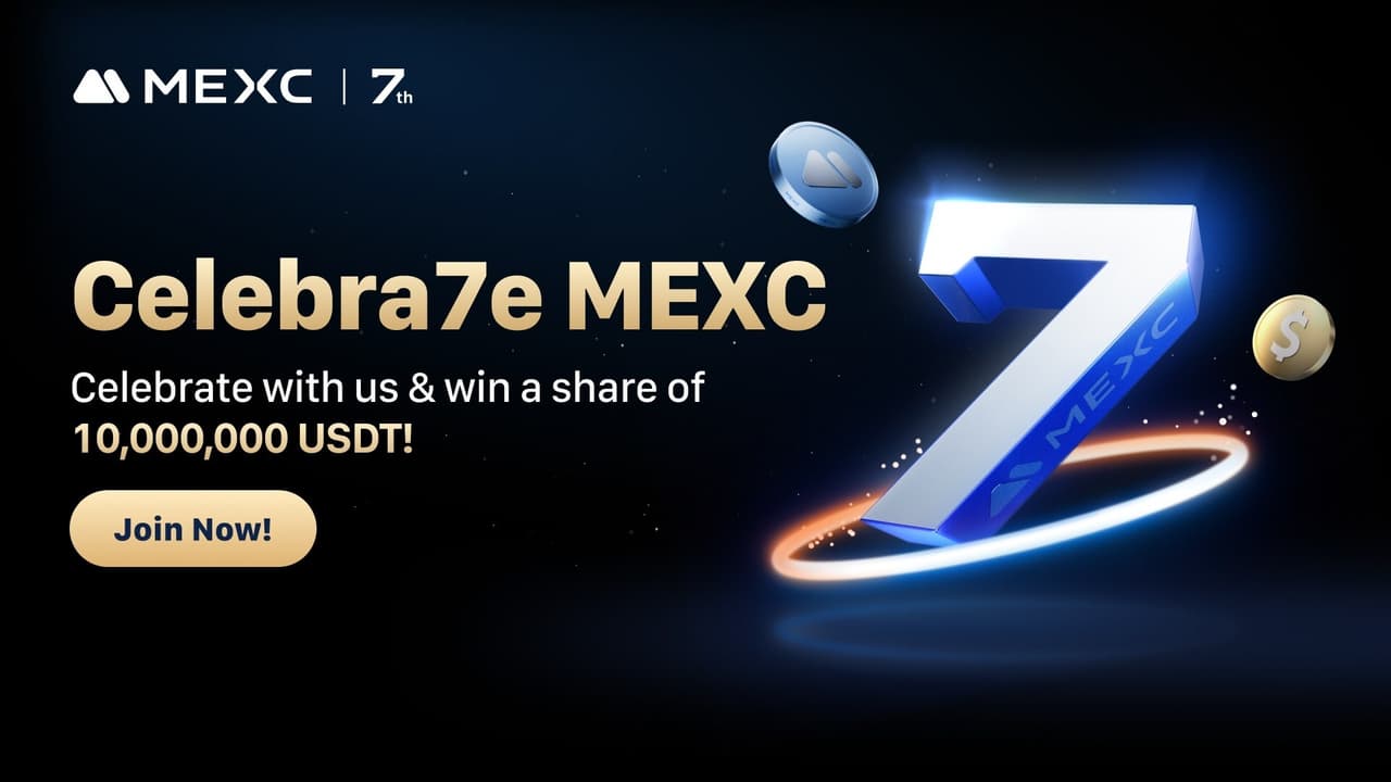 MEXC 7th Anniversary Celebration Unveils Milestone Events and 10M USDT Prize Pool