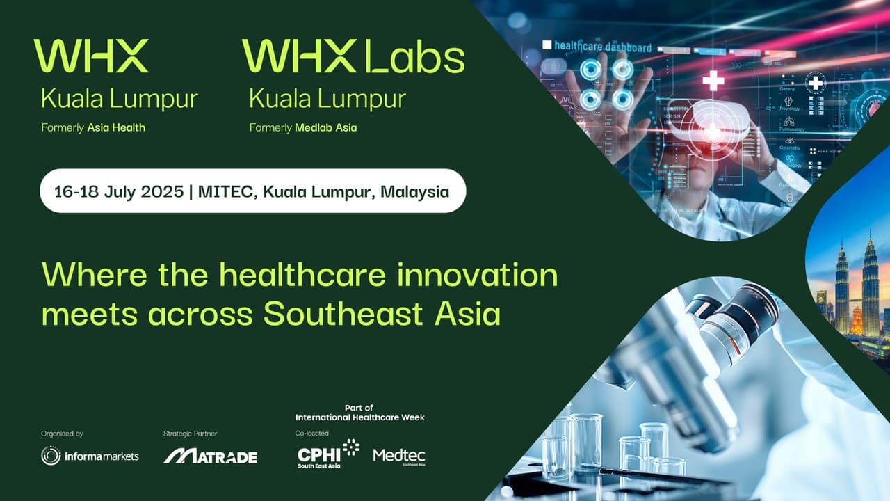 Asia Health & Medlab Asia Rebrands to WHX and WHX Labs in Kuala Lumpur and Bangkok