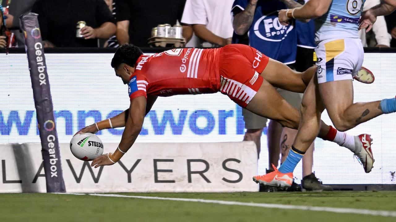 Halves impress Flanagan as Dragons belt Titans