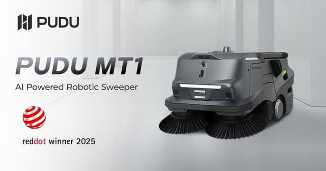 Pudu Robotics' PUDU MT1 Wins Prestigious 2025 Red Dot Award for Product Design