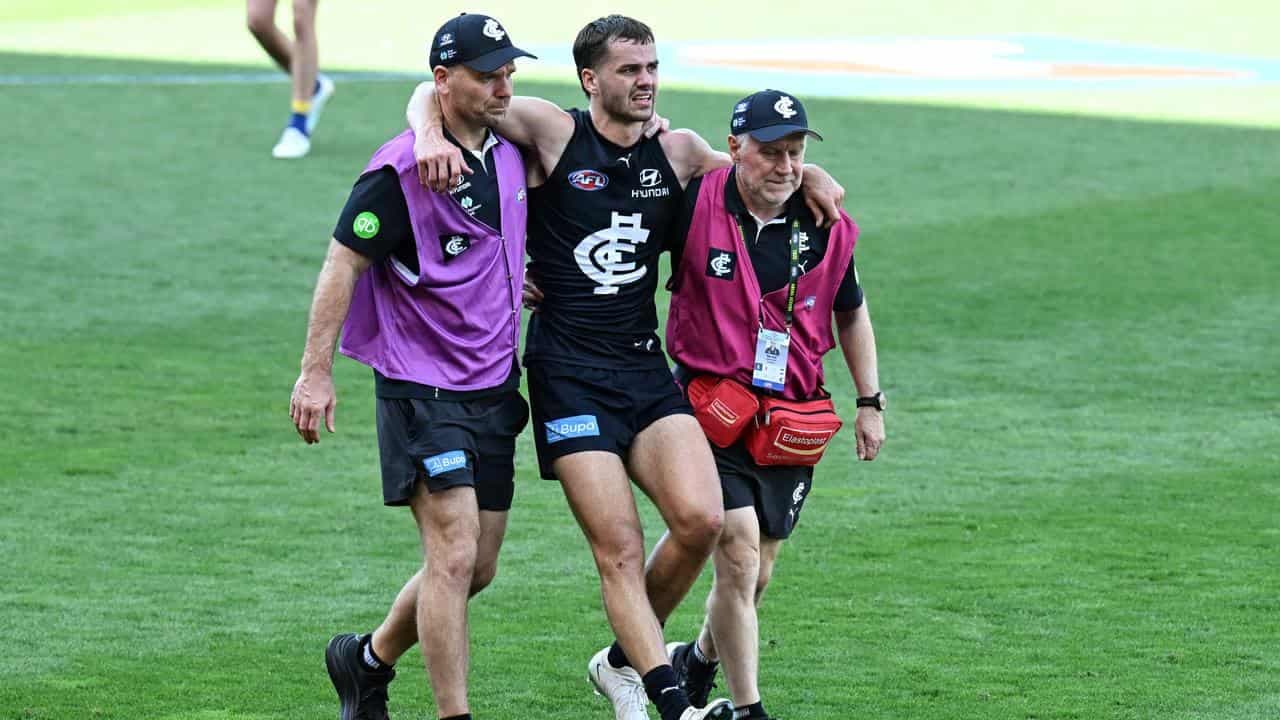 Leg injury, concussion mar Carlton's breakthrough win