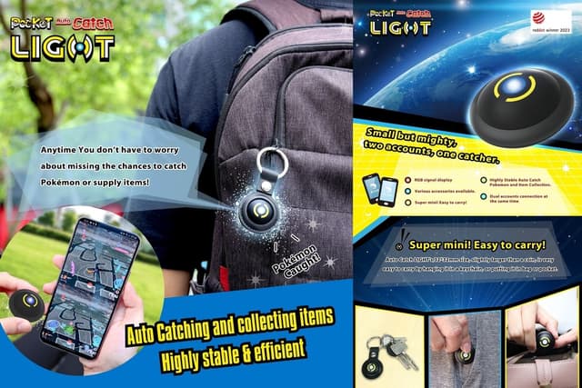 Tiny but Mighty! Brook Auto Catch Light Lands in Australia - Catch Rare, Shiny & Perfect Pokémon on the Go!