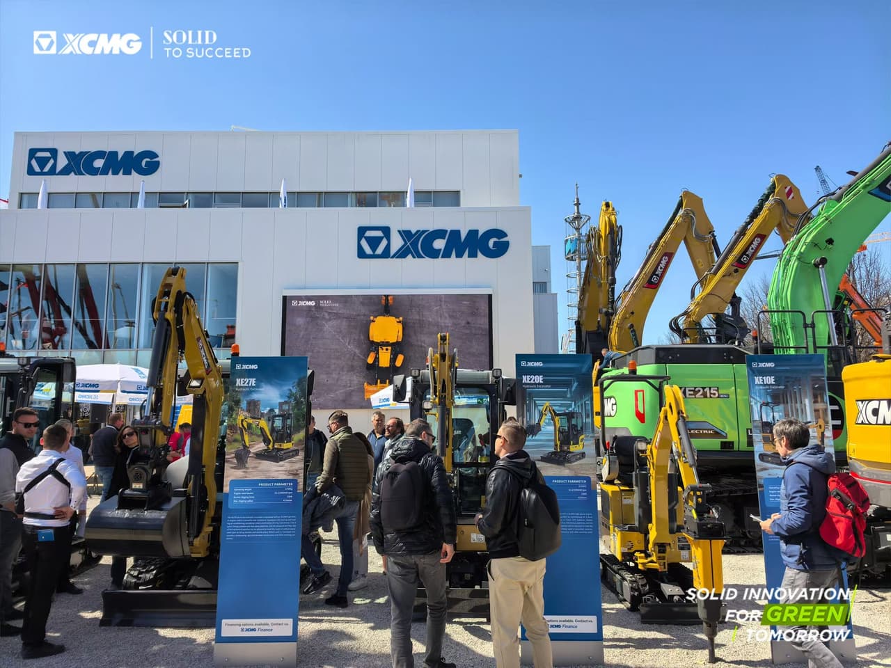 Bauma 2025: XCMG Excavator Debuts 13 E-Series Models Customized for the European Market