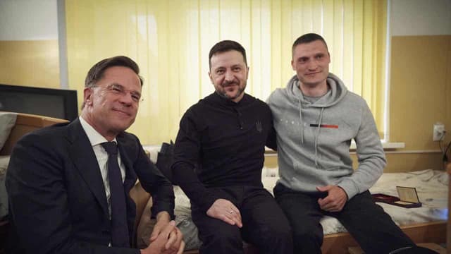 Visiting NATO chief says support for Ukraine unwavering