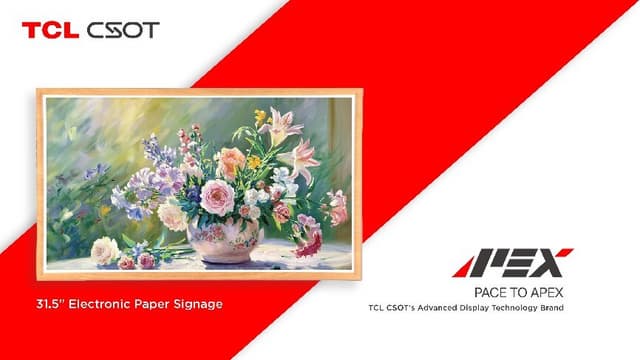 TCL CSOT Showcases Electronic Paper Display Solutions at TouchTaiwan 2025