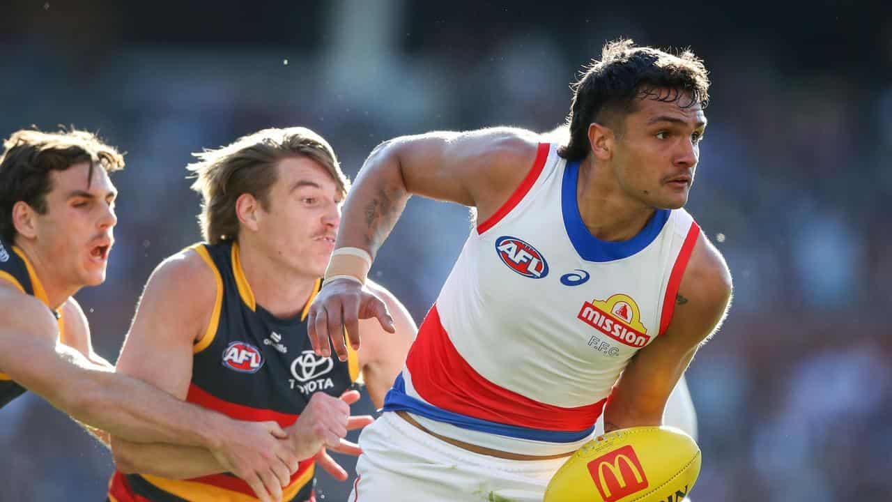 Dogs star Ugle-Hagan's future in AFL hands: Beveridge