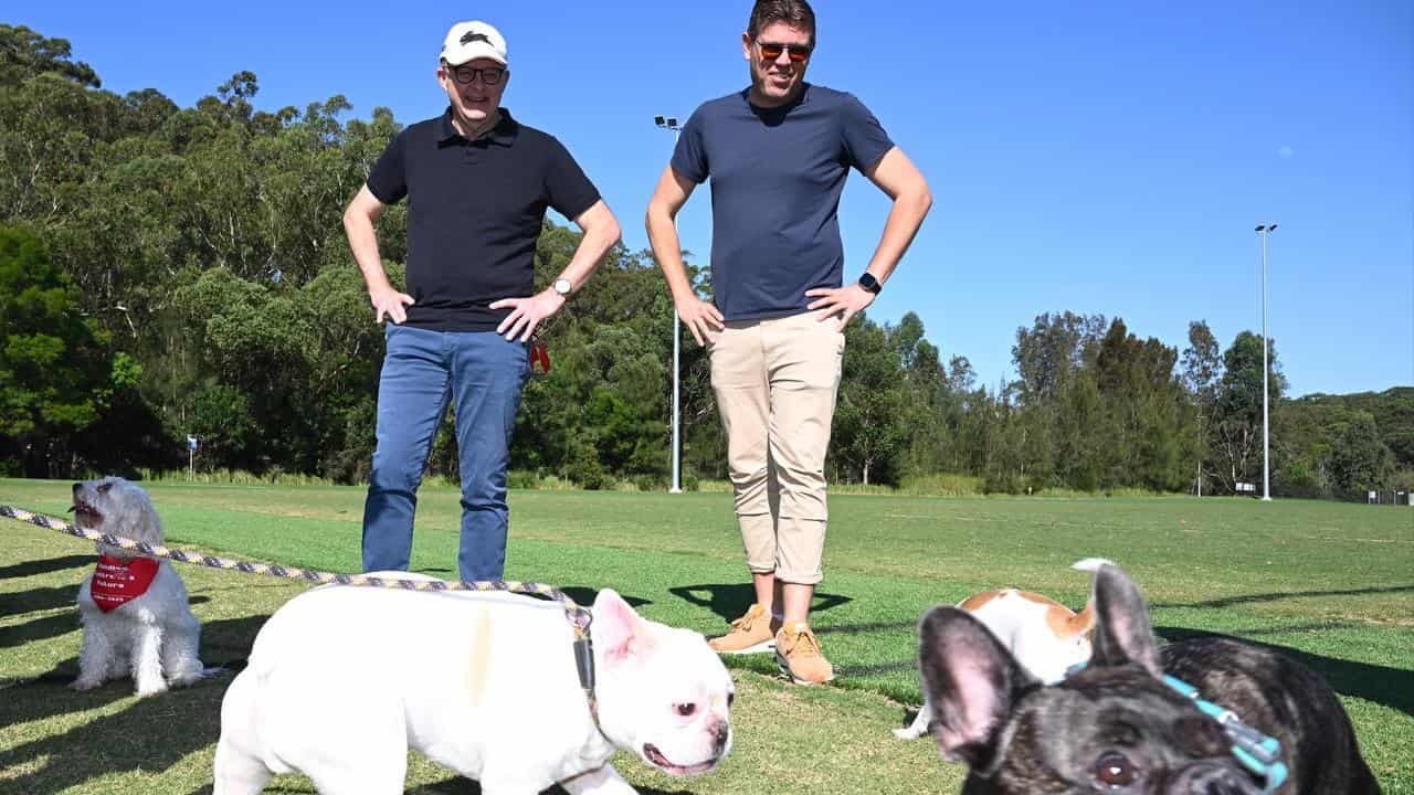 Campaign goes to the dogs as leaders pause for Easter
