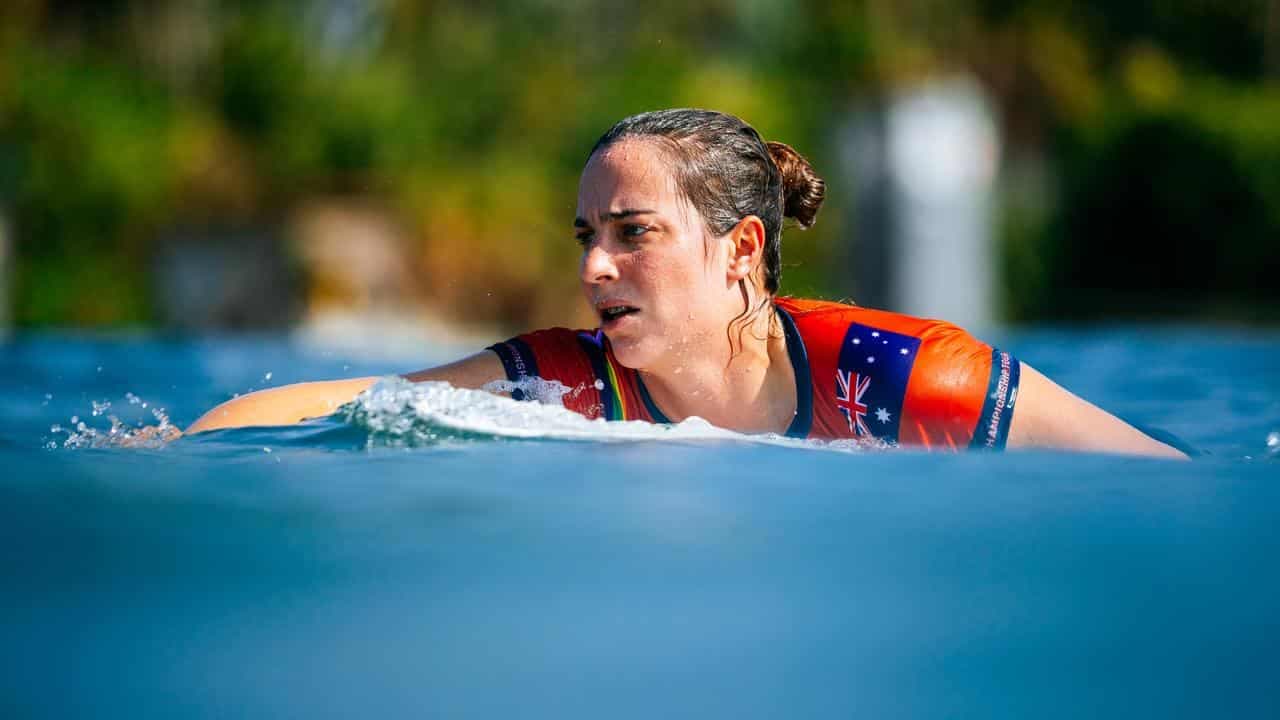 Wright buoyant after winning first surf heat at Bells