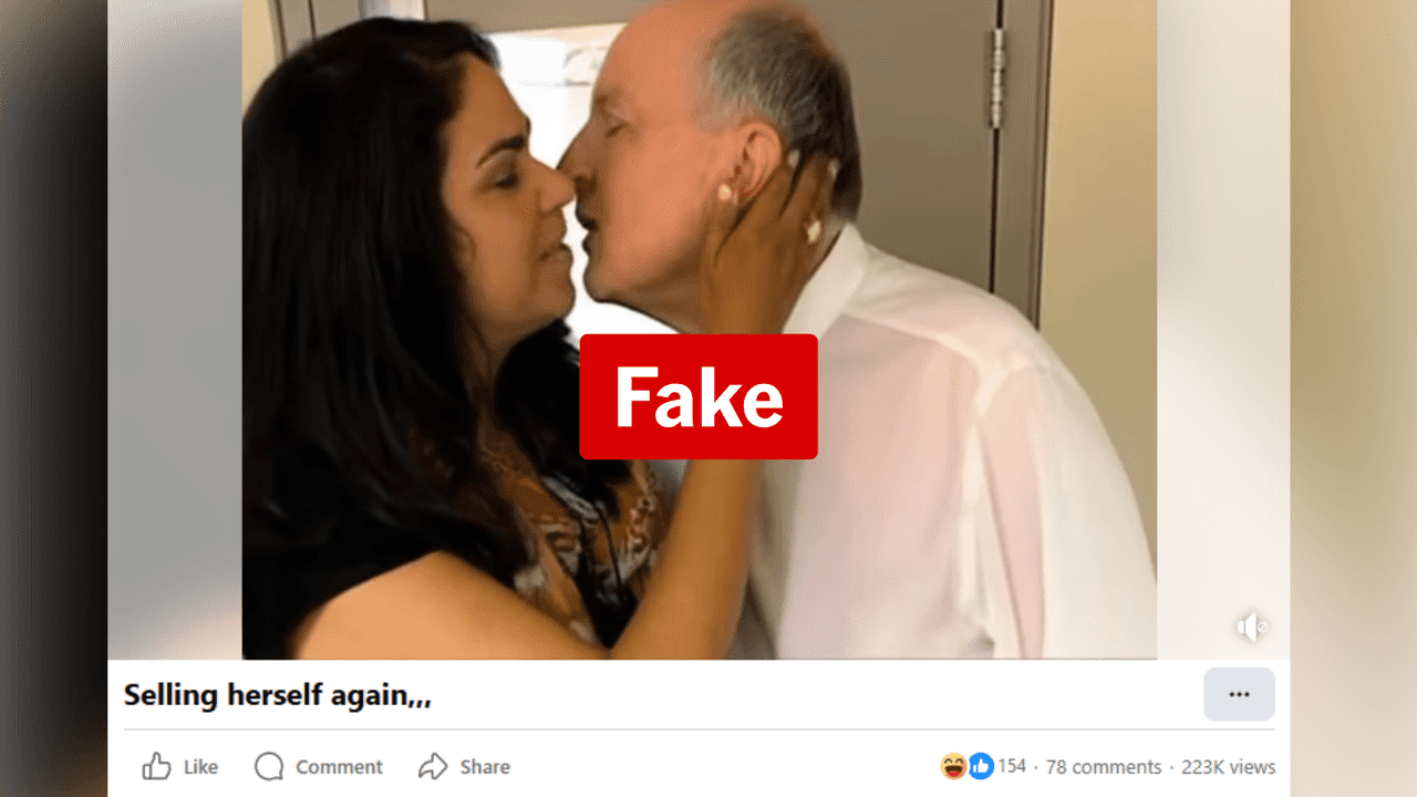 Senator targeted in deepfake kiss clip with Alan Jones