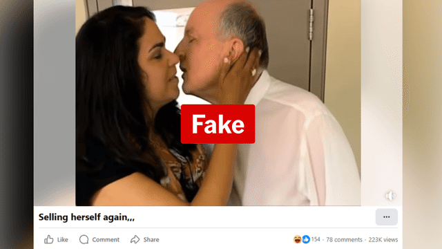 Senator targeted in deepfake kiss clip with Alan Jones