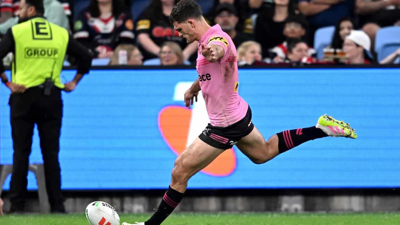Cleary takes Panthers points record in Roosters mauling