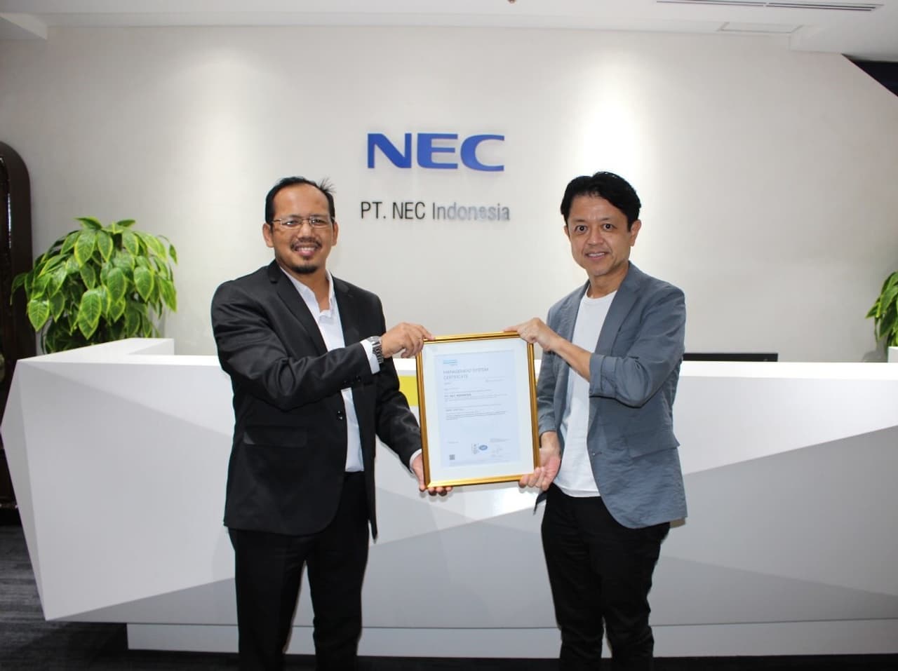 NEC Indonesia Achieves ISO/IEC 27001:2022 Certification, Demonstrating Commitment to Information Technology Security