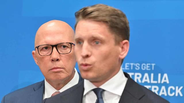 Dutton's defence policy reveal turns into gender battle