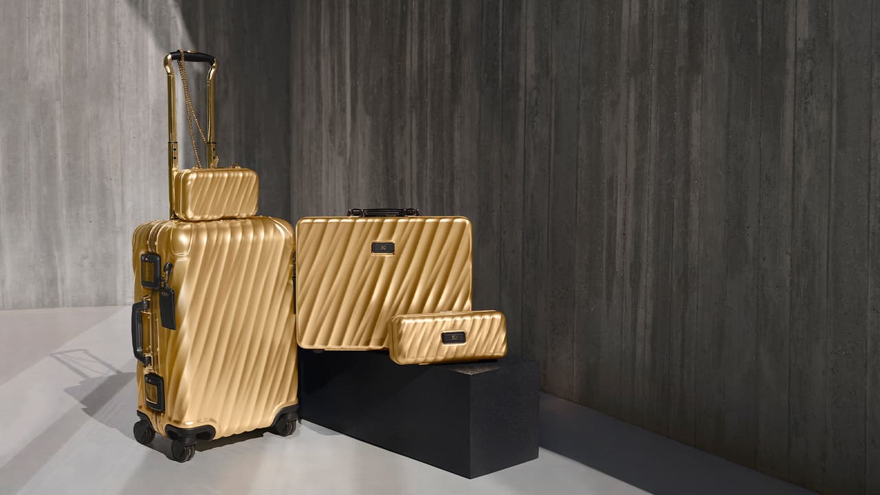 TUMI RELEASES LIMITED-EDITION 50TH ANNIVERSARY GOLD COLLECTION