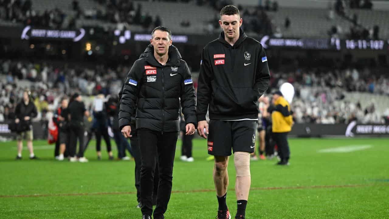 Magpies' McStay sidelined again in AFL with knee injury