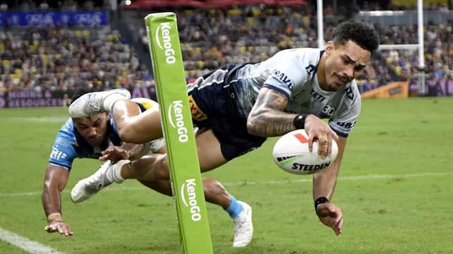 Cowboys young gun bags first NRL hat-trick