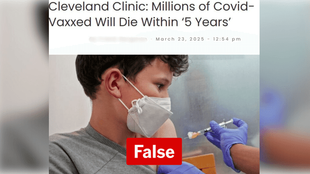 Myocarditis deaths claim is inflammatory nonsense