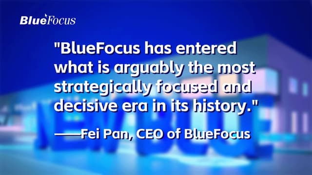 BlueFocus CEO Fei Pan: "We Aim to Become a True Global AI Marketing Technology Company"