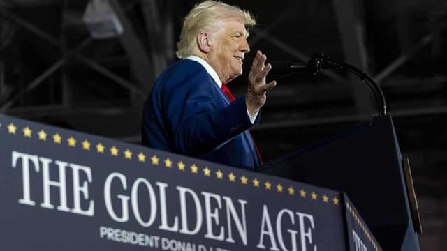 Trump touts economy at rally to mark 100 days in office