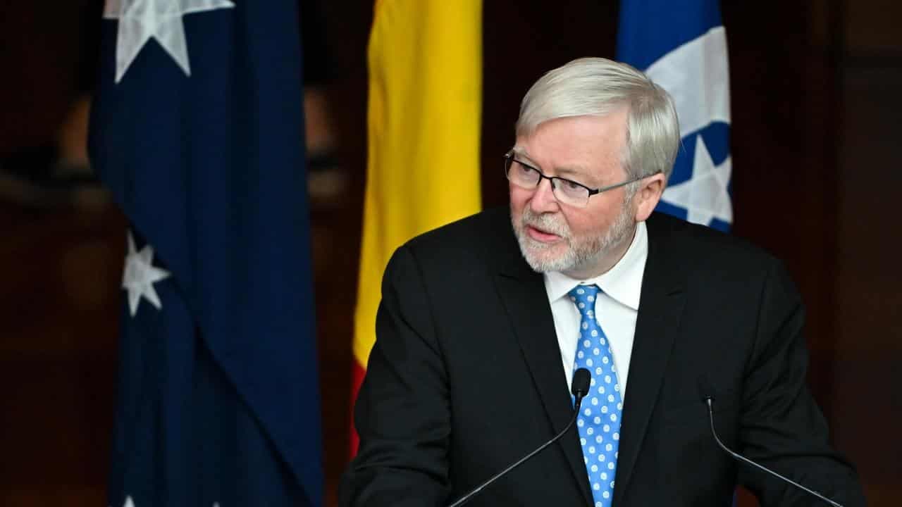 'Tax on Bluey': Rudd rips into Trump's film tariffs