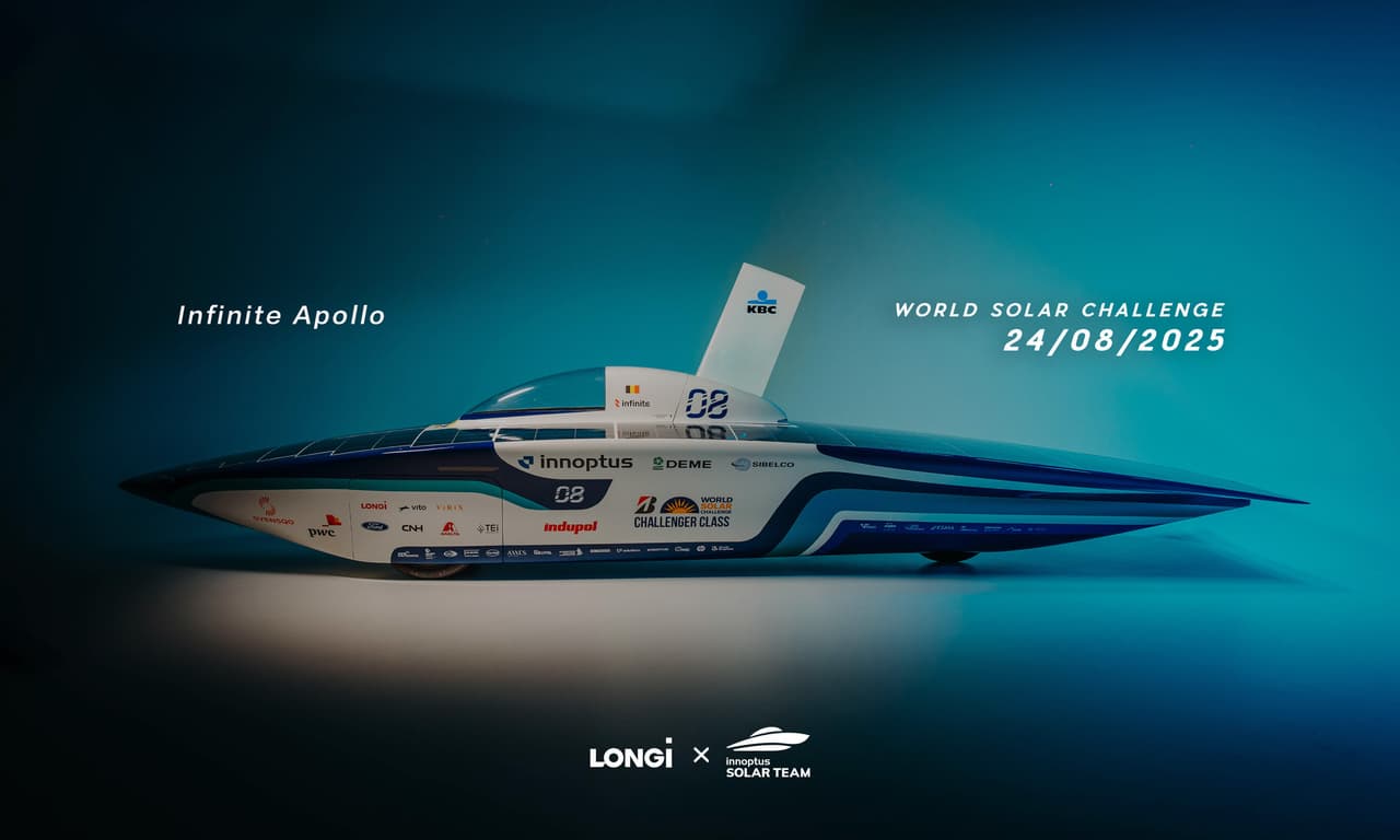 LONGi Joins Forces with Solar Car World Champion Innoptus Solar Team to Push the Boundaries of BC Technology