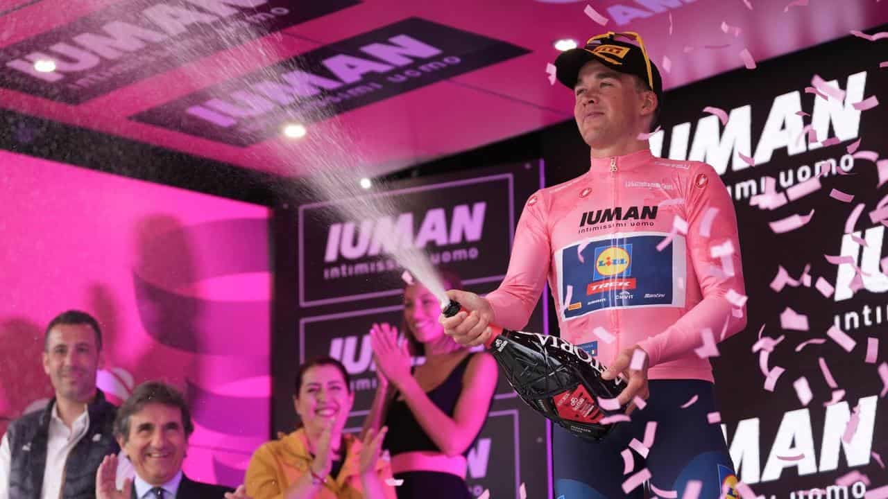 Pedersen takes leader's pink jersey in Giro opener