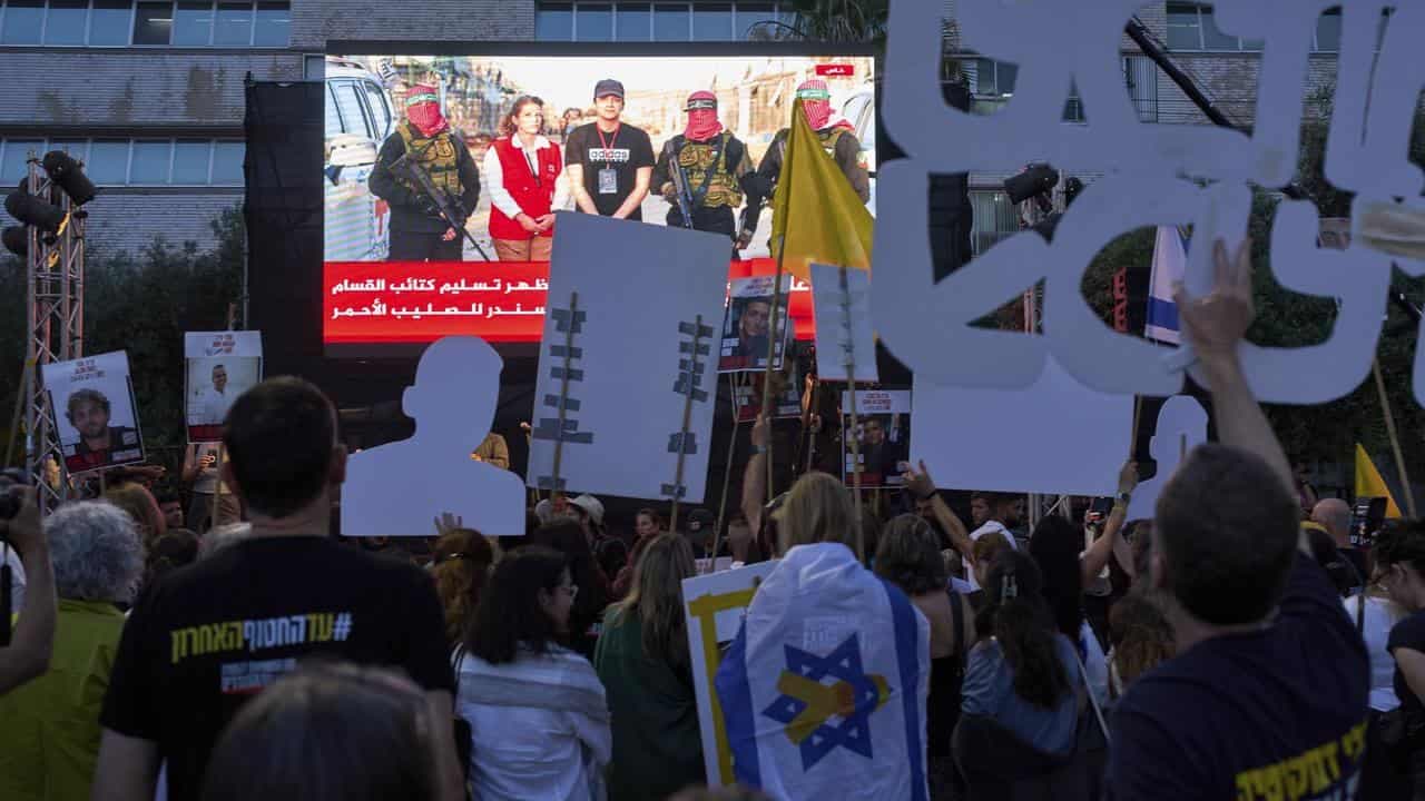 Hamas frees Israeli-American as Trump heads to Mideast