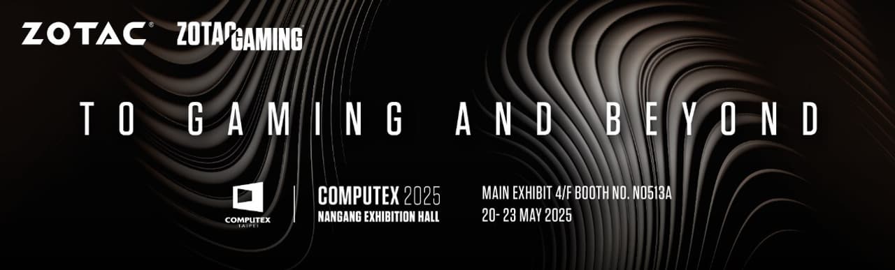 ZOTAC to Showcase Graphics Cards, Handheld Consoles, and AI-accelerated Systems at COMPUTEX 2025