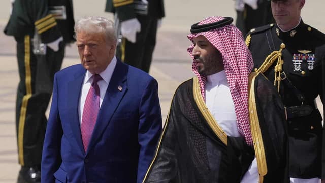 Saudi crown prince meets Trump at start of Mideast tour