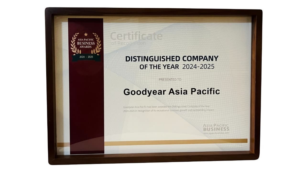 GOODYEAR WINS ASIA PACIFIC BUSINESS AWARDS 2024 - 2025