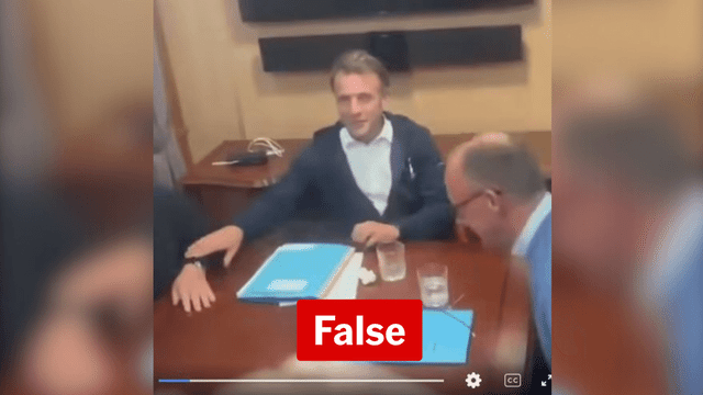 Macron Ukraine train cocaine claim fails sniff test