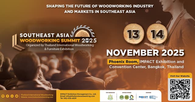 Global Woodworking Leaders to convene in Bangkok this November for the Southeast Asian Woodworking Summit