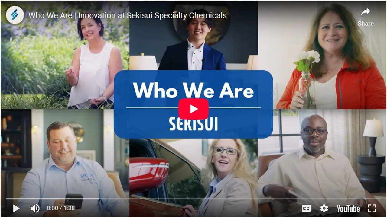 Sekisui Specialty Chemicals Launches Inspiring New Video Featuring Employees Sharing What Drives Their Innovation